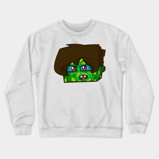 Cartoon Zombie Design Crewneck Sweatshirt